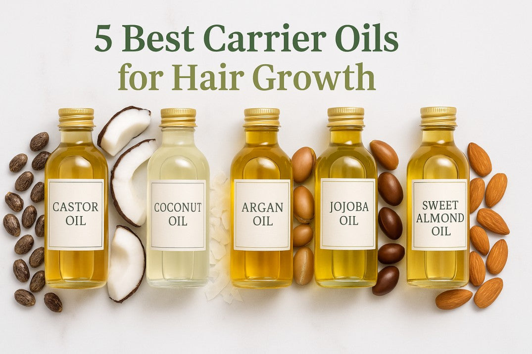 5 Best Carrier Oils For Hair Growth
