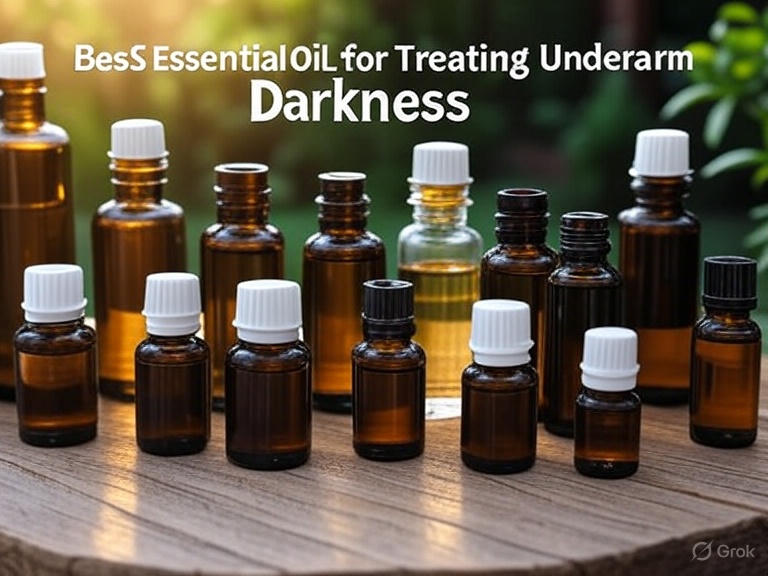 Best Essential Oils for Treating Underarm Darkness