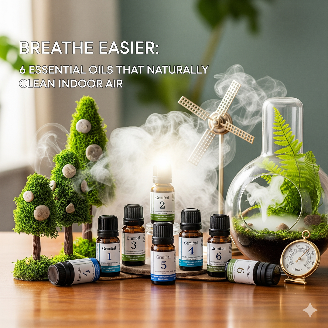 Breathe Easier: 6 Essential Oils That Naturally Clean Indoor Air