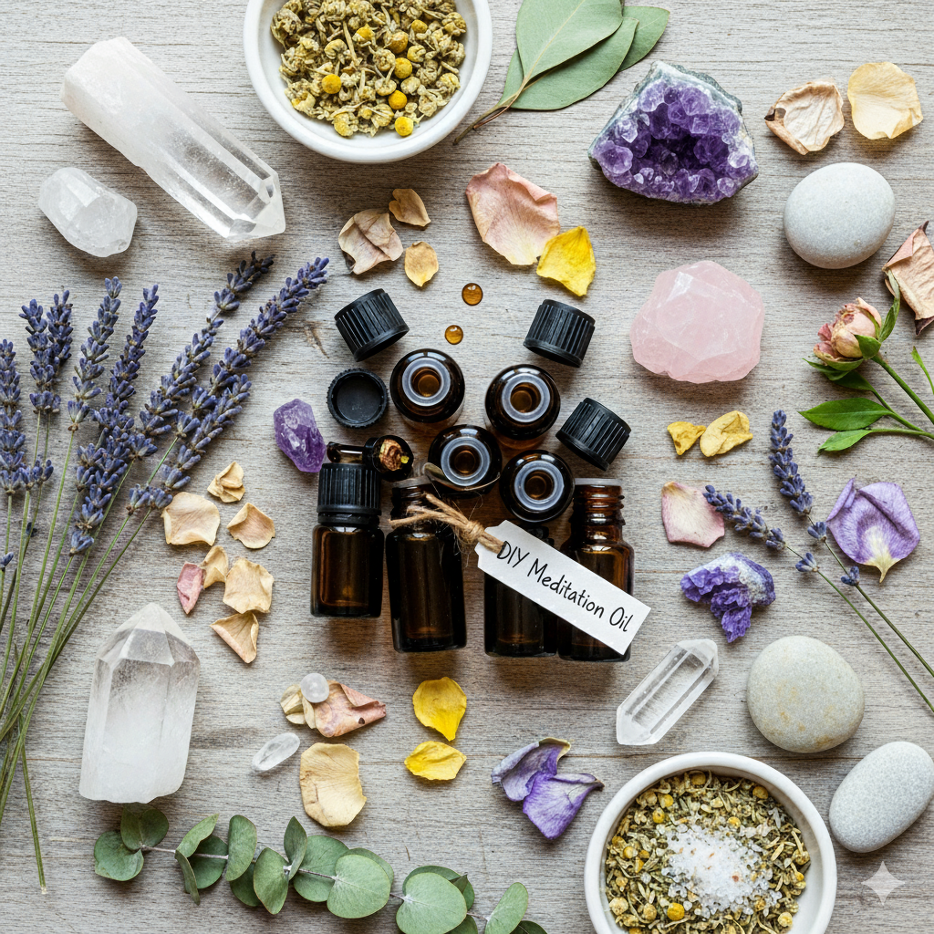 Easy DIY Meditation Oil Blends You Can Make at Home