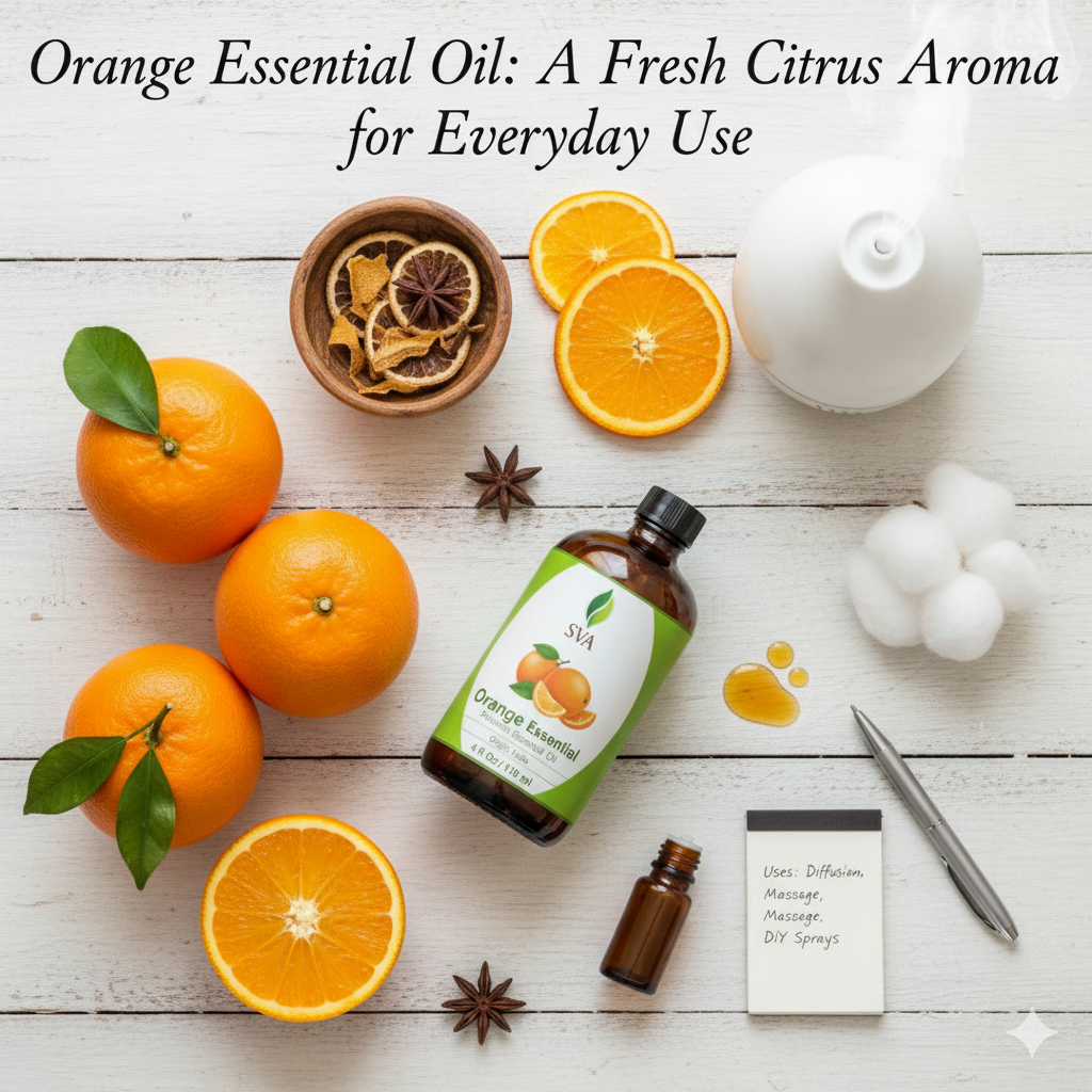 Orange Essential Oil: A Fresh Citrus Aroma for Everyday Use