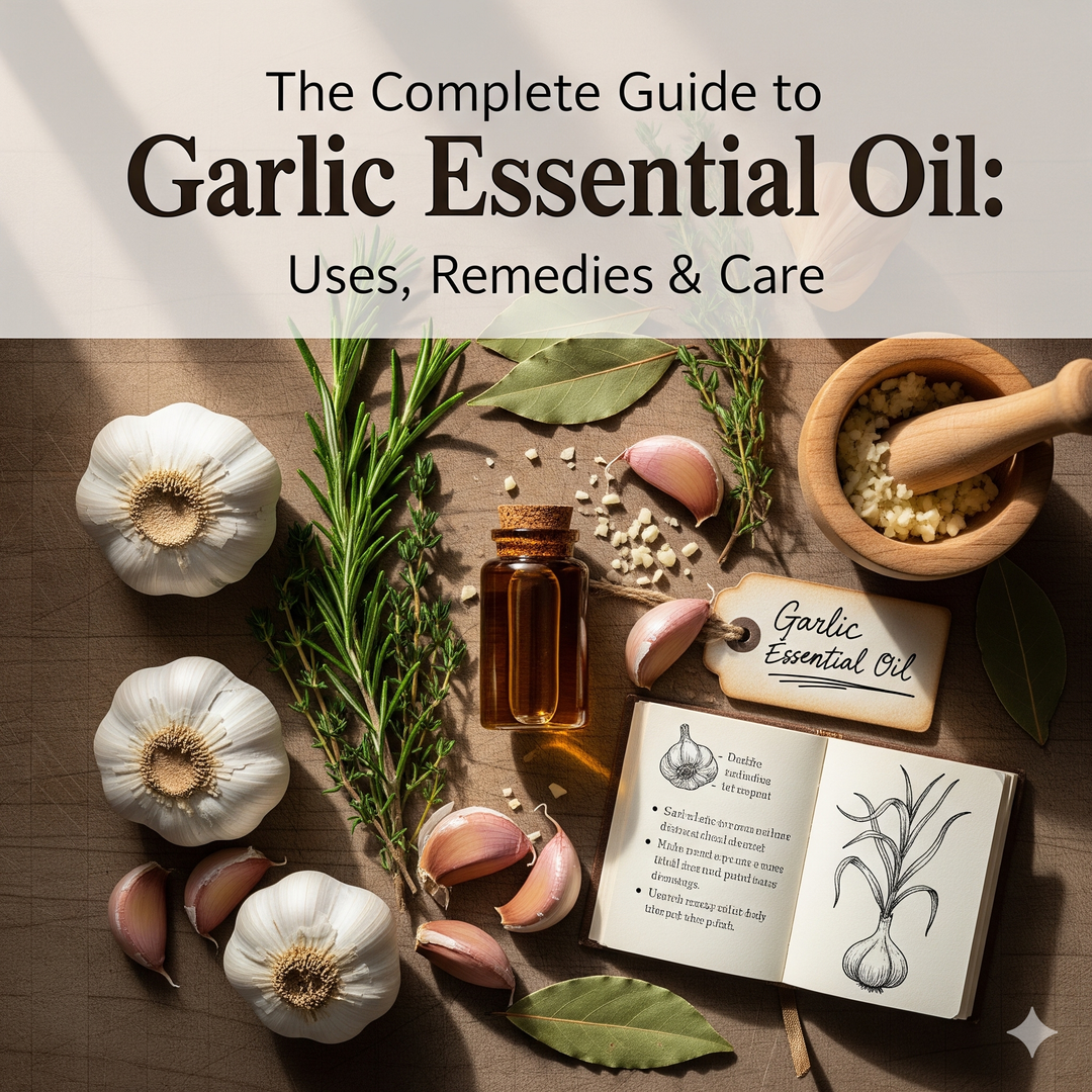The Complete Guide to Garlic Essential Oil: Uses, Remedies & Care