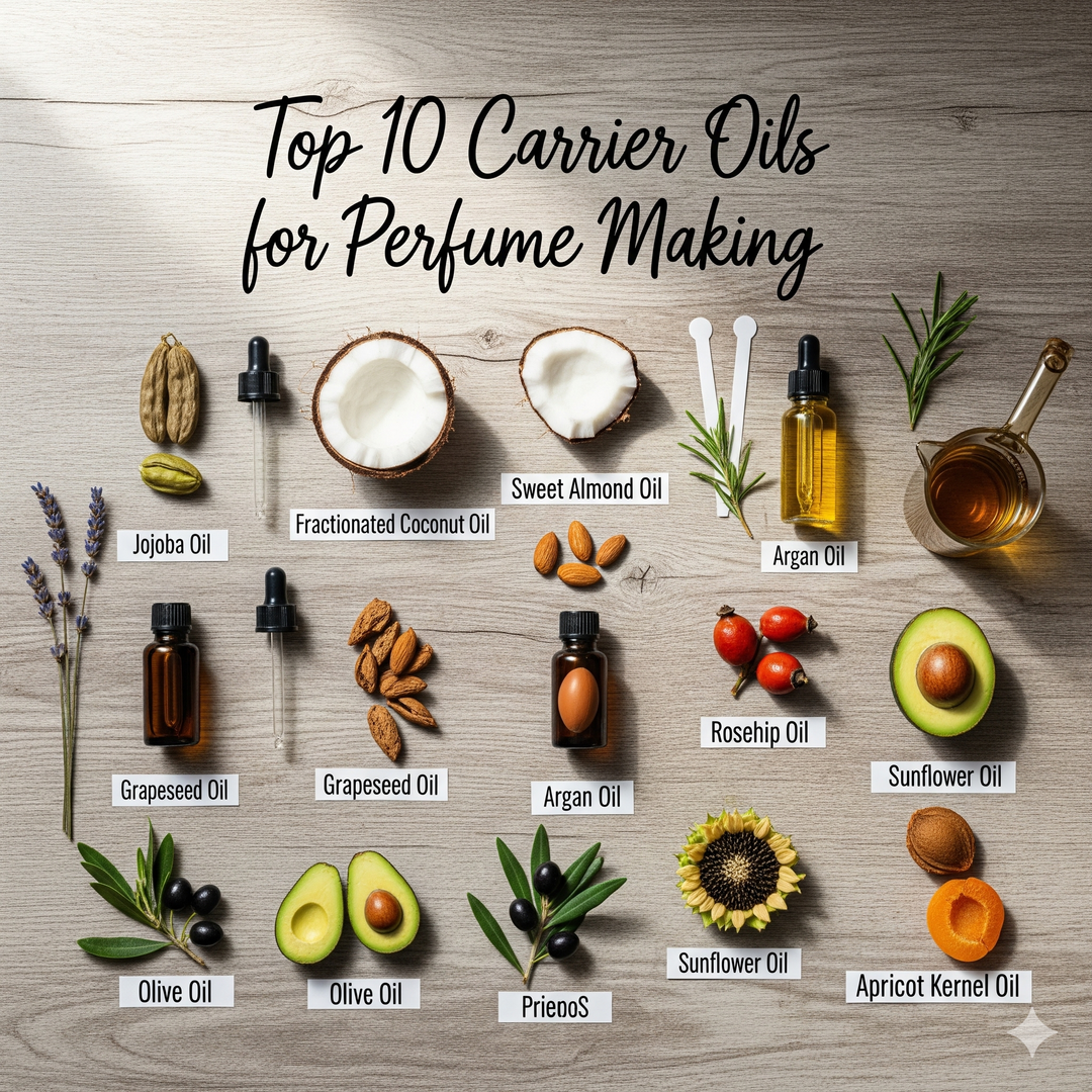 The Ultimate List: Top 10 Carrier Oils for Perfume Making