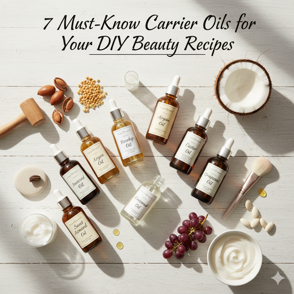 7 Must-Know Carrier Oils for Your DIY Beauty Recipes