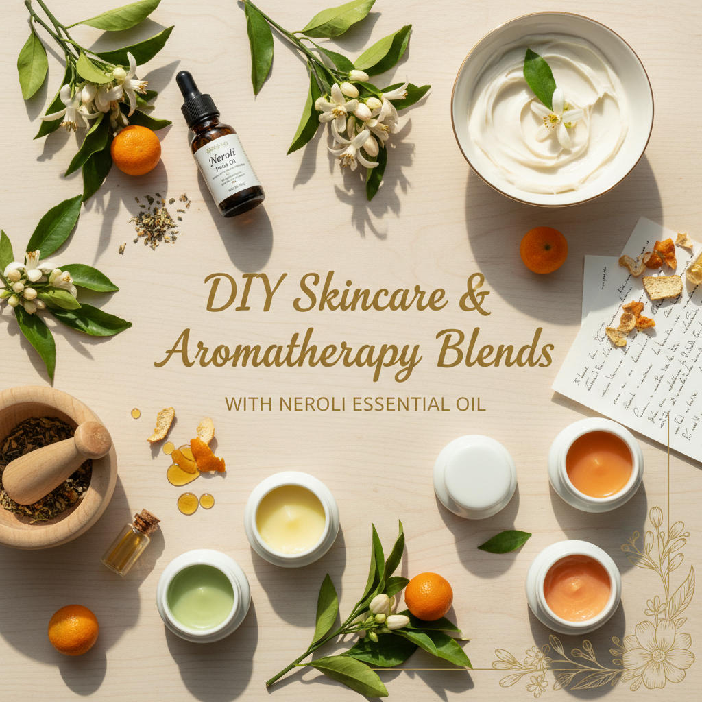 DIY Skincare & Aromatherapy Blends with Neroli Essential Oil